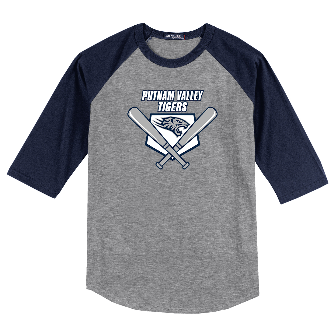 Putnam Valley Baseball 3/4 Sleeve Baseball Shirt