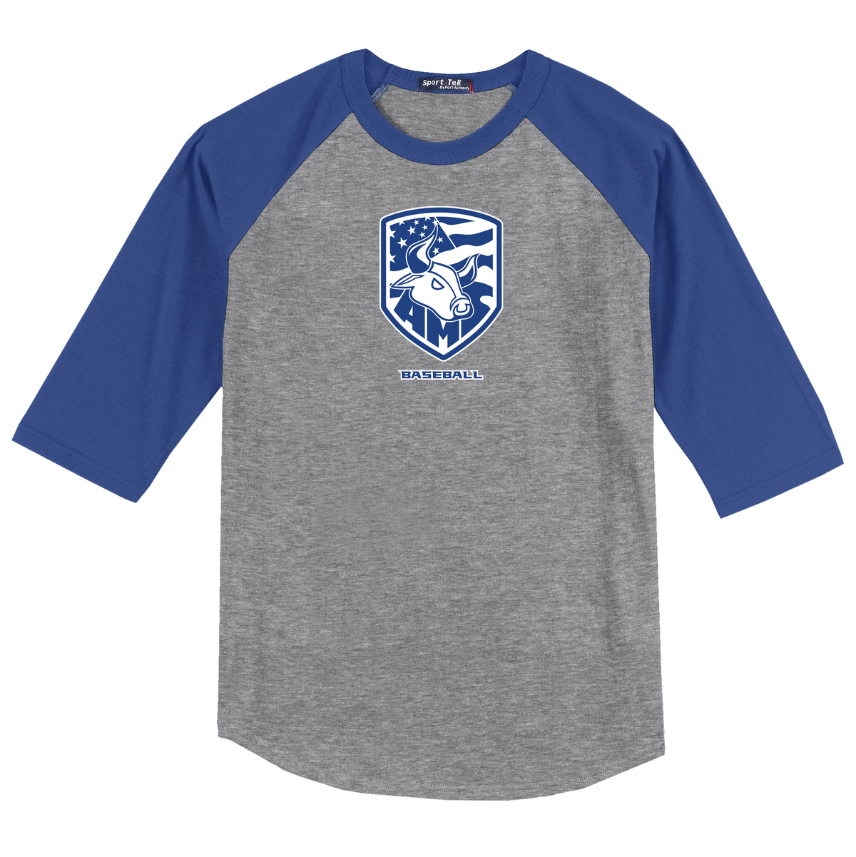 Accompsett Baseball  3/4 Sleeve Baseball Shirt