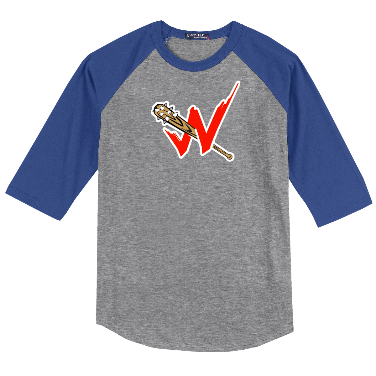 West Warriors Baseball 3/4 Sleeve Baseball Shirt