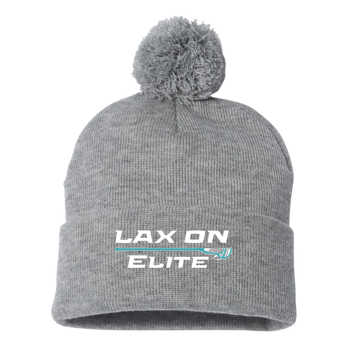 Lax On Elite Pom-Pom Beanie