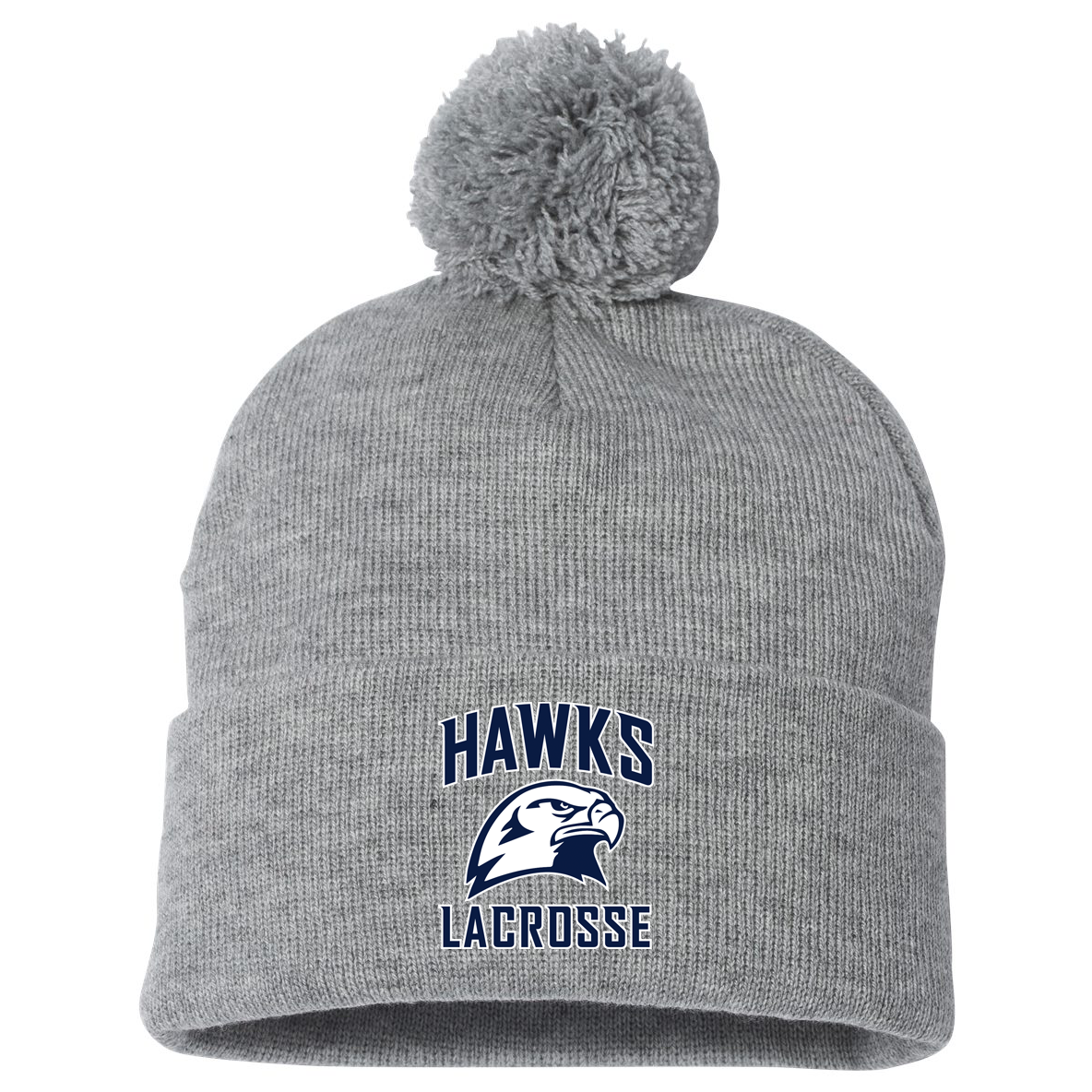 Plainview PAL Lacrosse Sportsman Pom-Pom Beanie