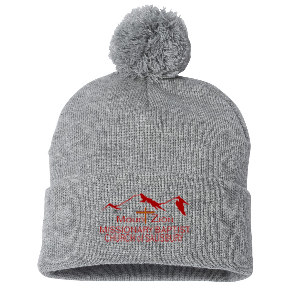 Mount Zion Missionary Baptist Church Sportsman Pom-Pom Beanie