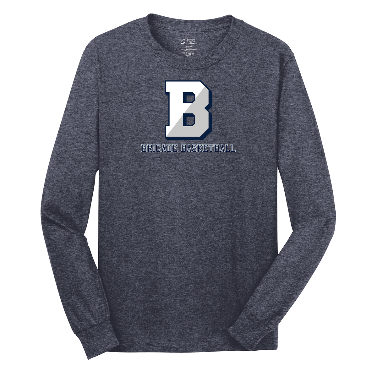 Brigade Basketball Cotton Long Sleeve Shirt