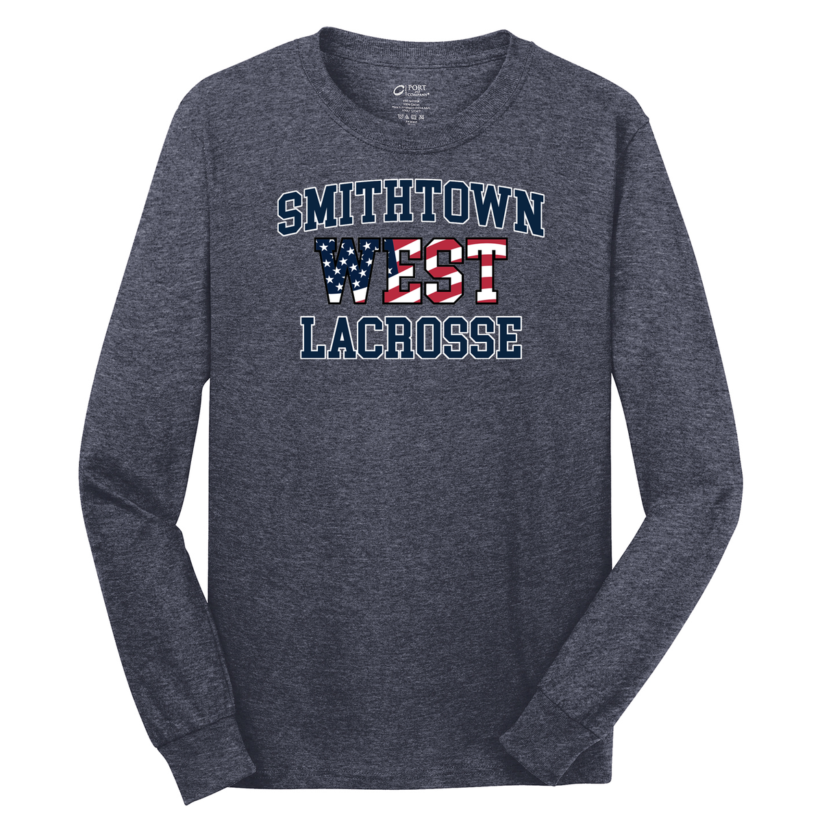 Smithtown West Girls Lacrosse  Cotton Long Sleeve Shirt