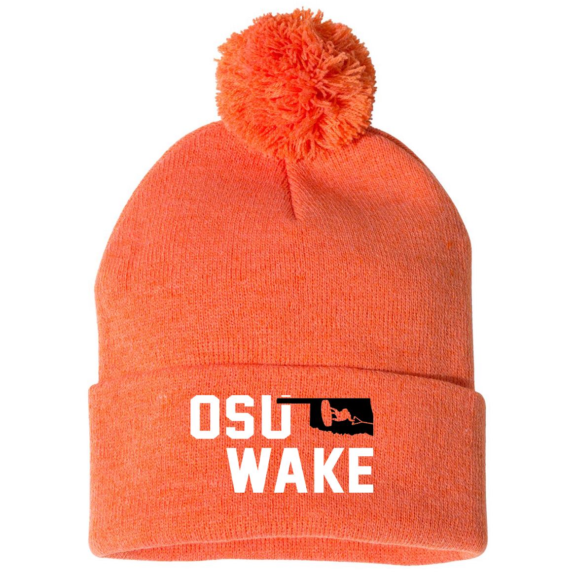 OK State Wakeboarding Sportsman Pom-Pom Beanie