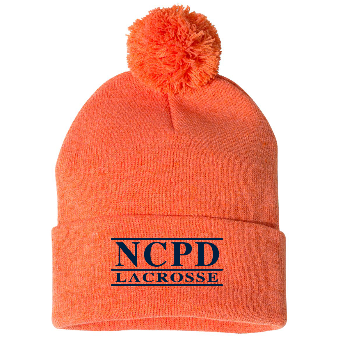 NCPD Lacrosse Sportsman Pom-Pom Beanie