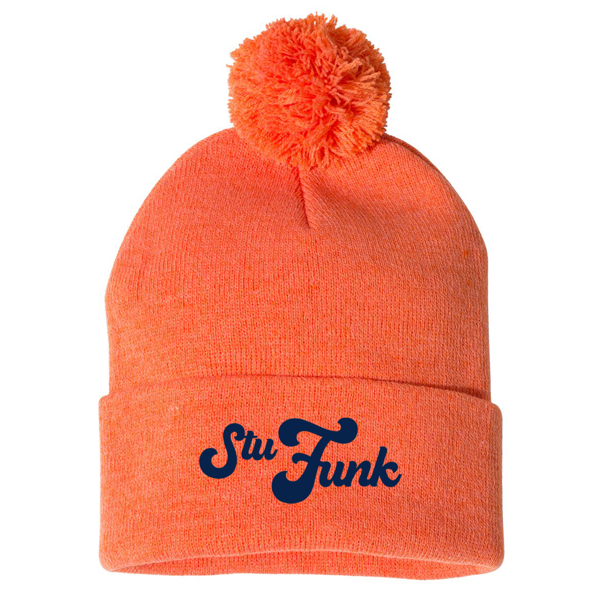 StuFunk Lacrosse Sportsman Pom-Pom Beanie