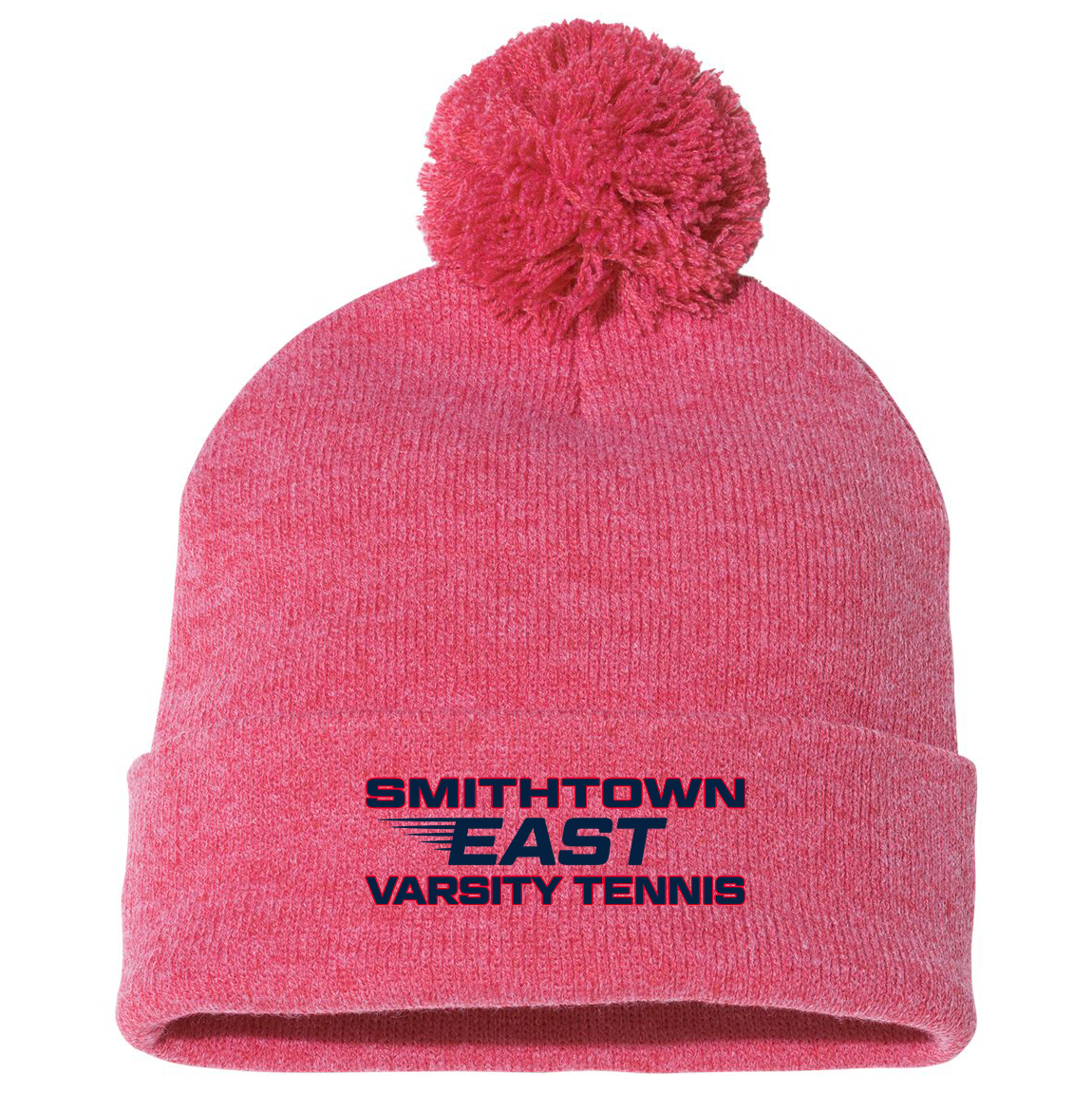 Smithtown East Varsity Tennis Sportsman Pom-Pom Beanie