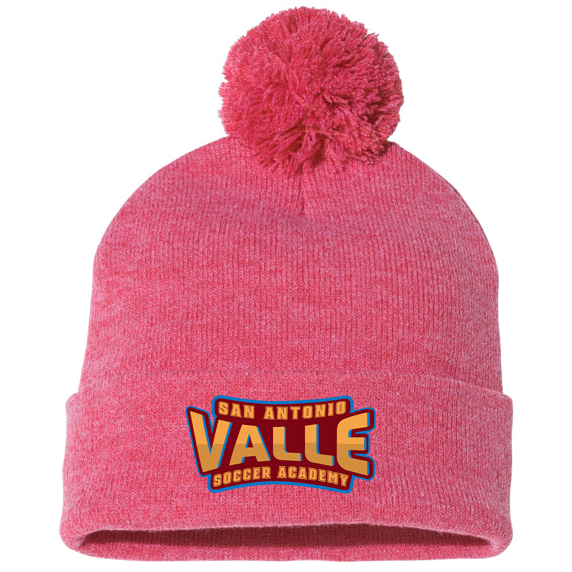 Valle Soccer Academy Sportsman Pom-Pom Beanie
