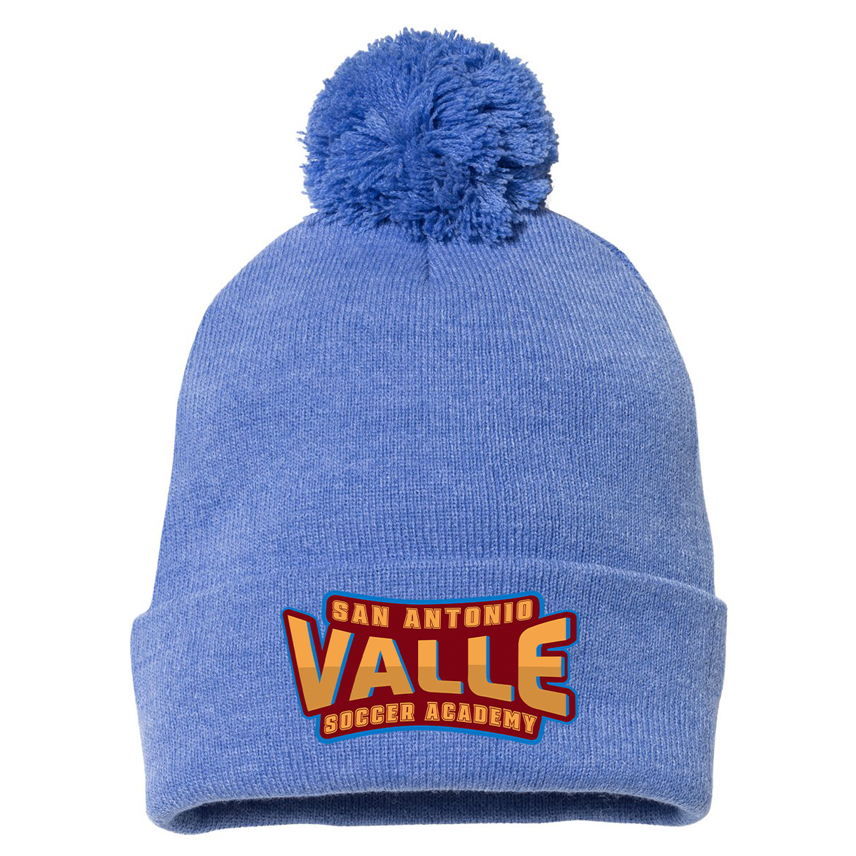 Valle Soccer Academy Sportsman Pom-Pom Beanie