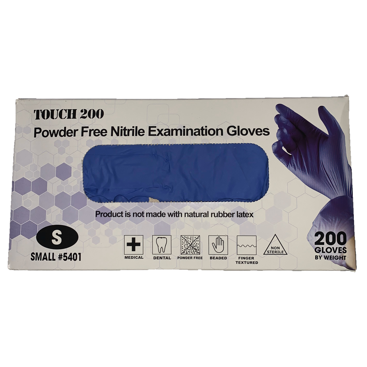 Nitrile Powder-Free Gloves (Pack of 200)