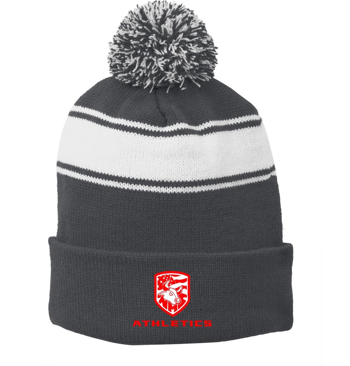 Nesaquake Middle School Athletics Pom Pom Beanie