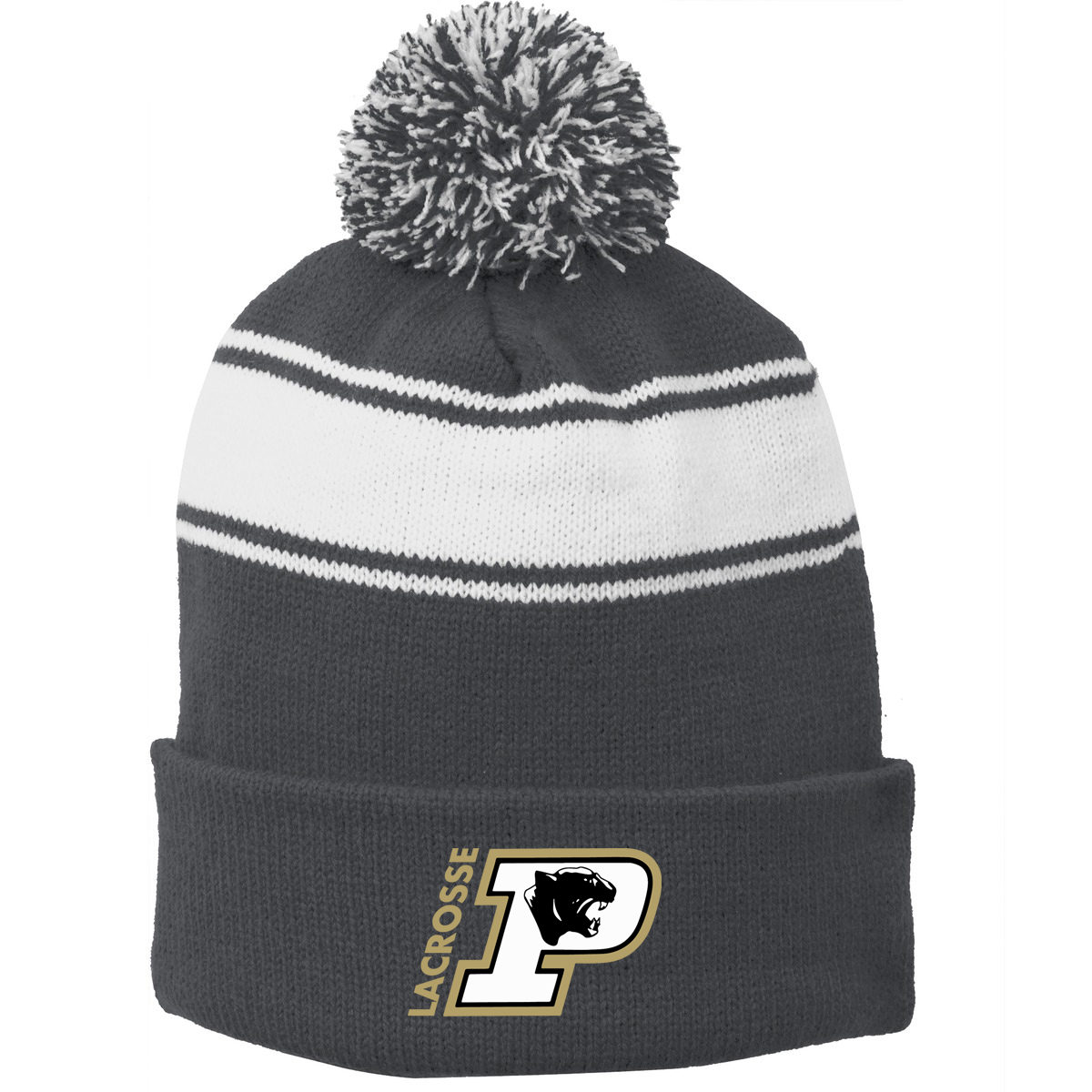 Point Pleasant Boro Lacrosse Pom Pom Beanie