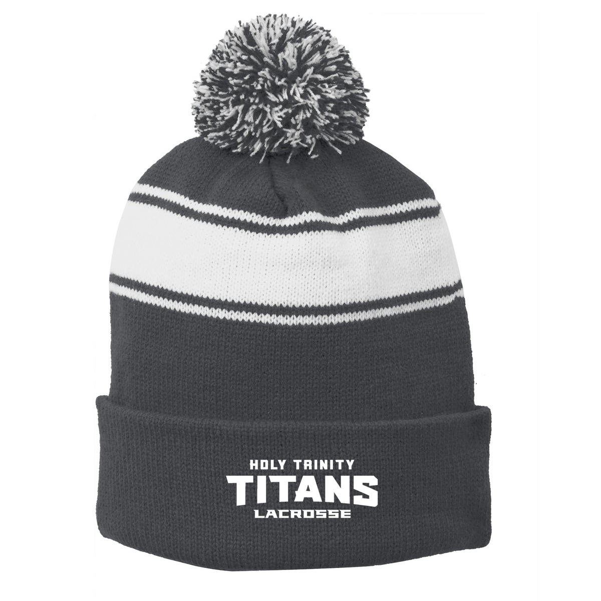 Holy Trinity Lacrosse Pom Pom Beanie