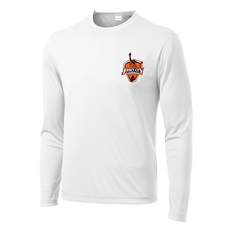 Jersey City Lacrosse Long Sleeve Performance Shirt JC Logo
