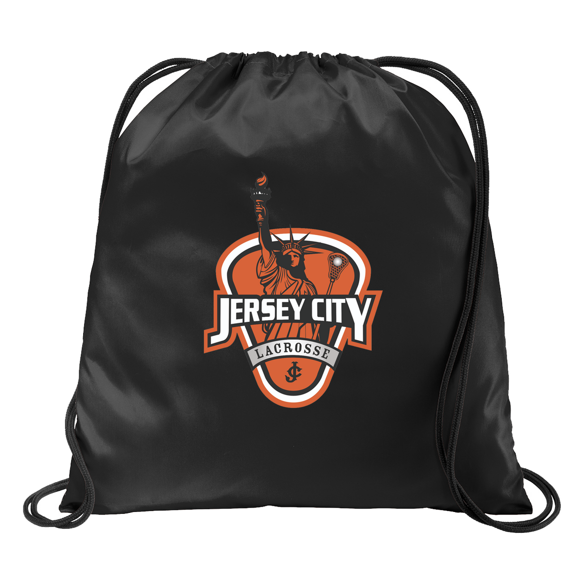 Jersey City Lacrosse Cinch Pack Shield Logo