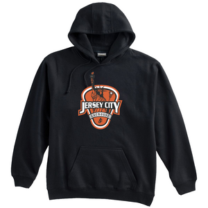 Jersey City Lacrosse Black Sweatshirt Shield Logo