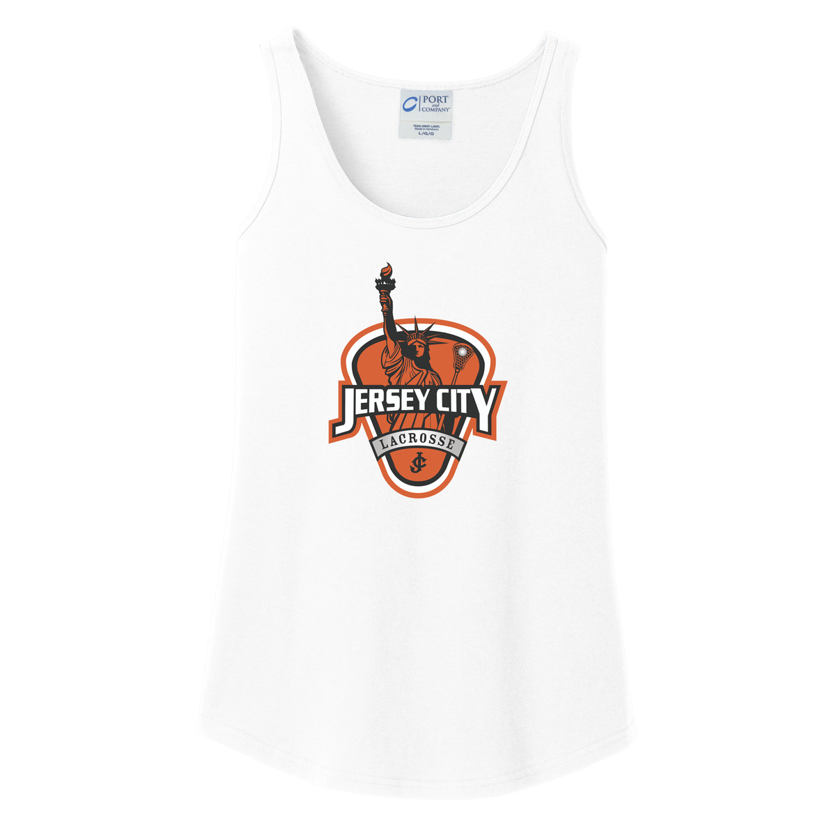 Jersey City Lacrosse Women's Tank Top Shield Logo