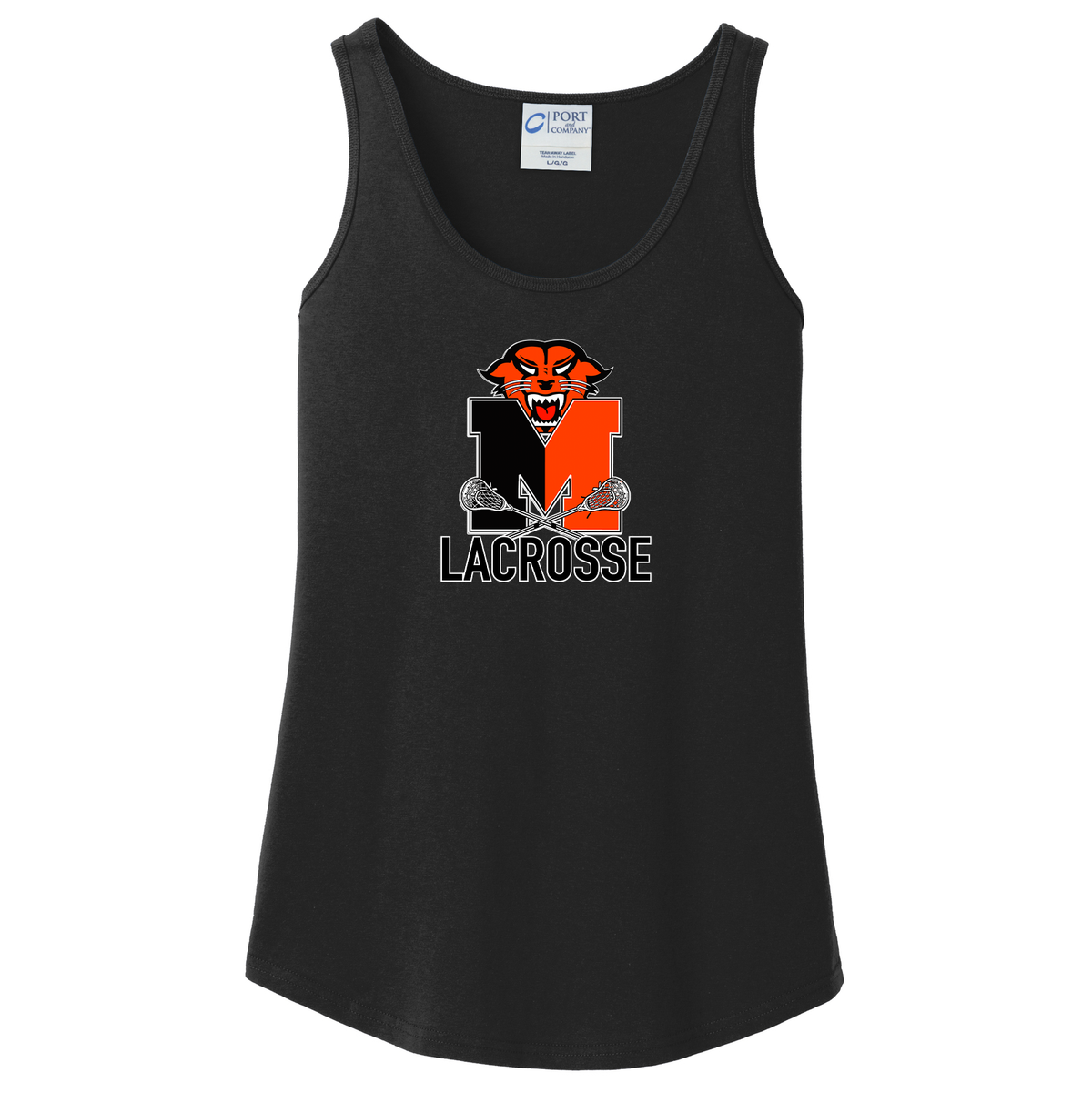 Monroe Lacrosse Women's Black Tank Top