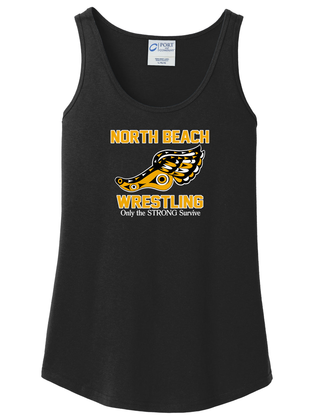 North Beach Wrestling Women's Tank Top: Quote Logo