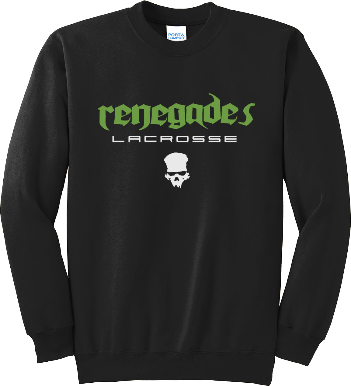Renegades Lacrosse Black Crew Neck Sweatshirt