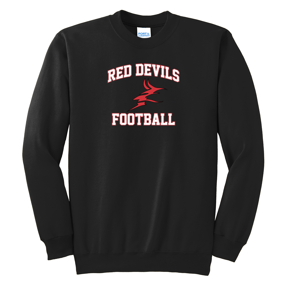 Red Devils Football  Crew Neck Sweater