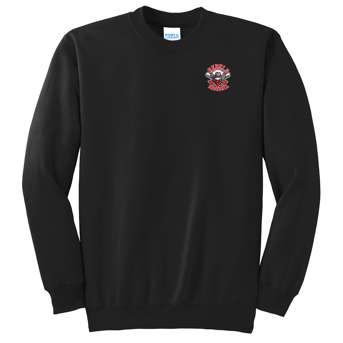 Rebels Baseball Crew Neck Sweater