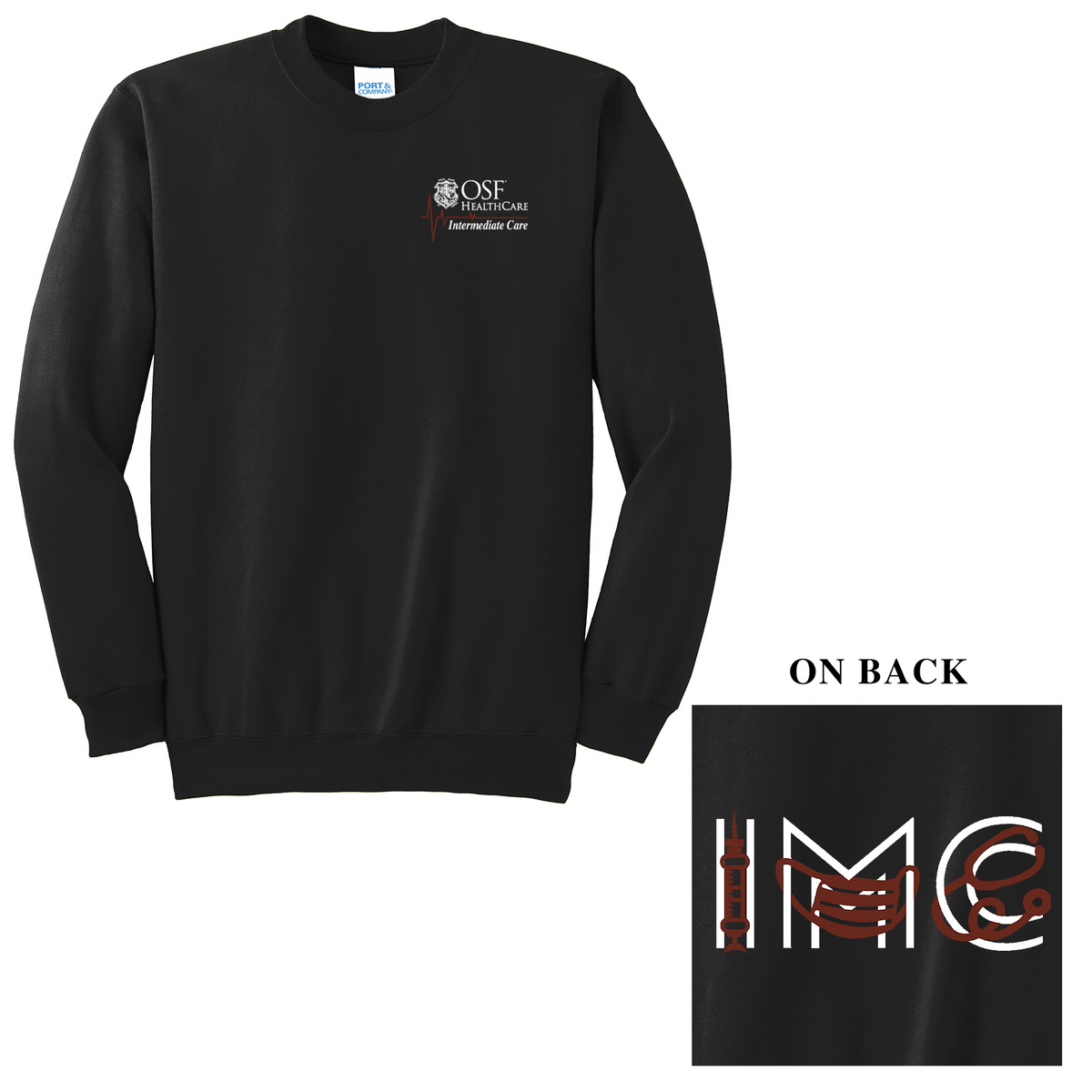 OSF Healthcare IMCU Crew Neck Sweater