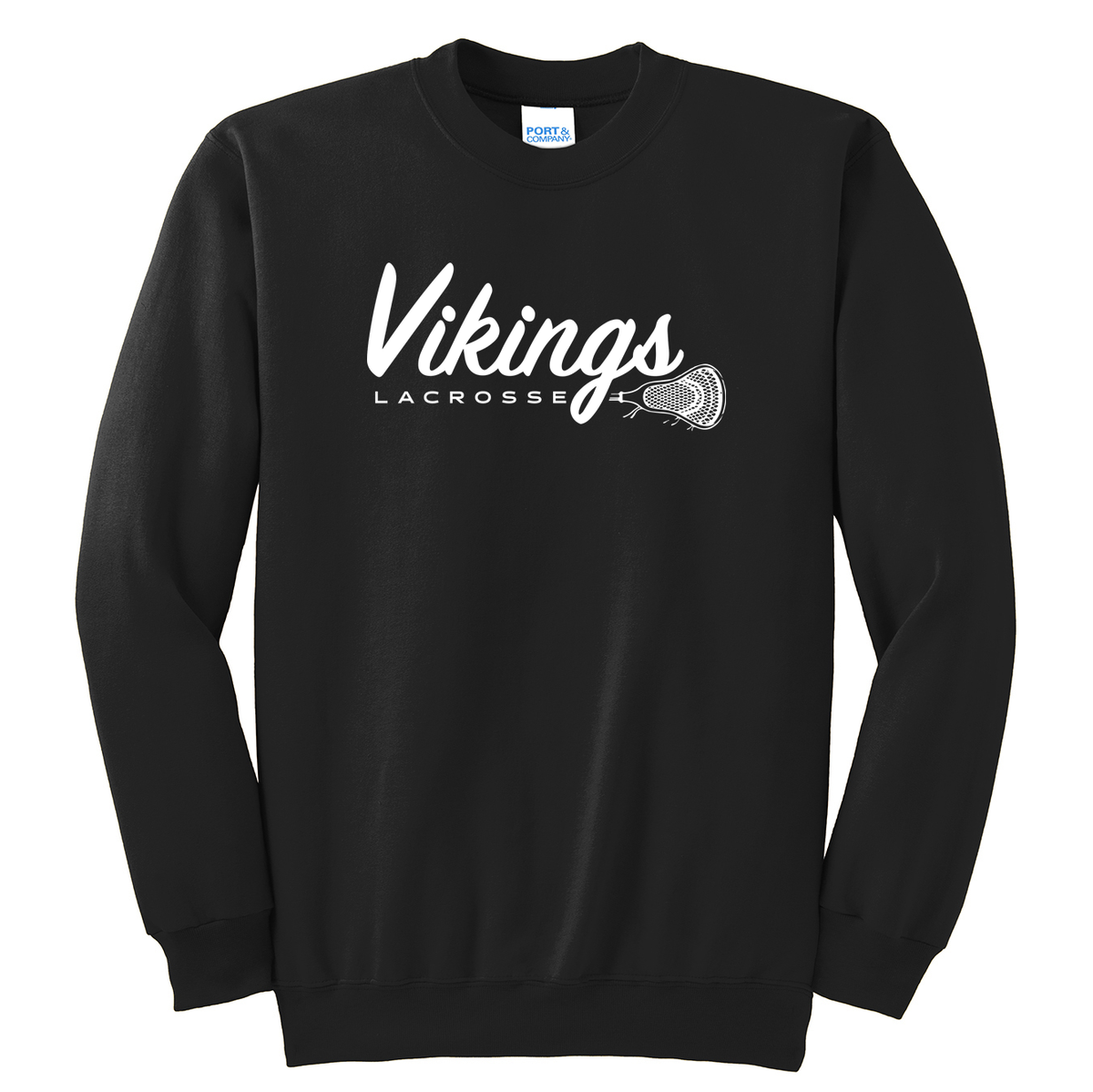 Valley Central Vikings Boys Lacrosse Crew Neck Sweater