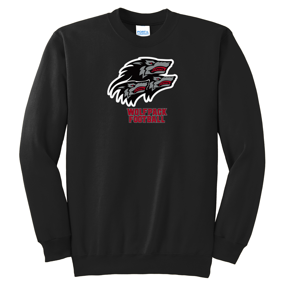 North Houston Wolfpack Football Crew Neck Sweater