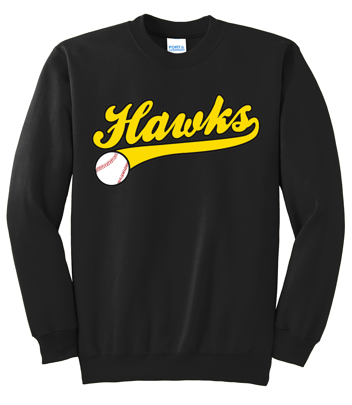 Hawks Baseball Crew Neck Sweater