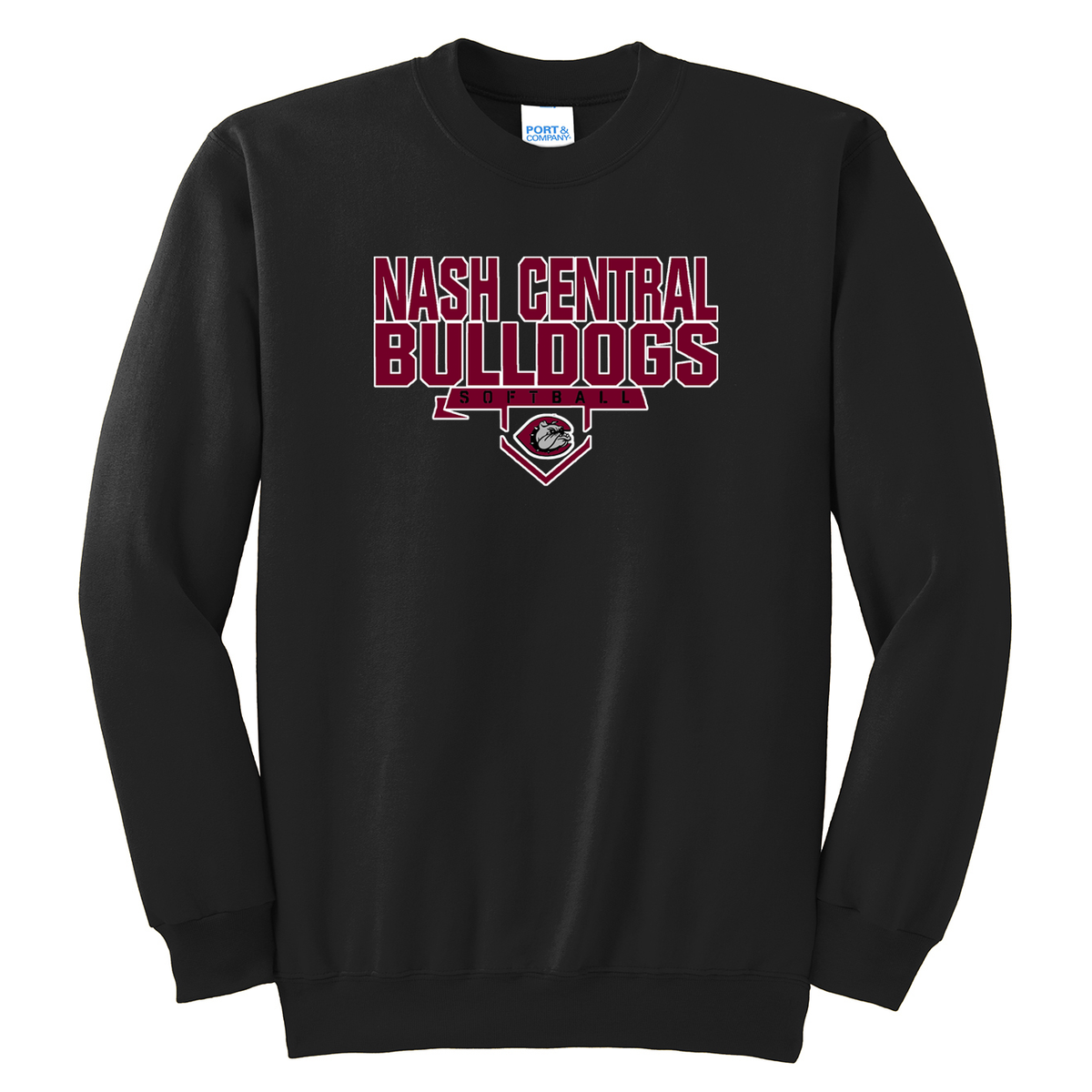 Nash Central HS Softball Crew Neck Sweater