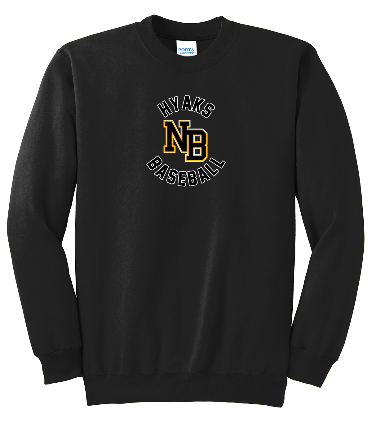 North Beach Baseball Crew Neck Sweater