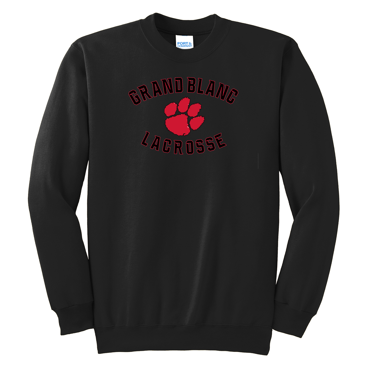 Grand Blanc Lacrosse Crew Neck Sweater