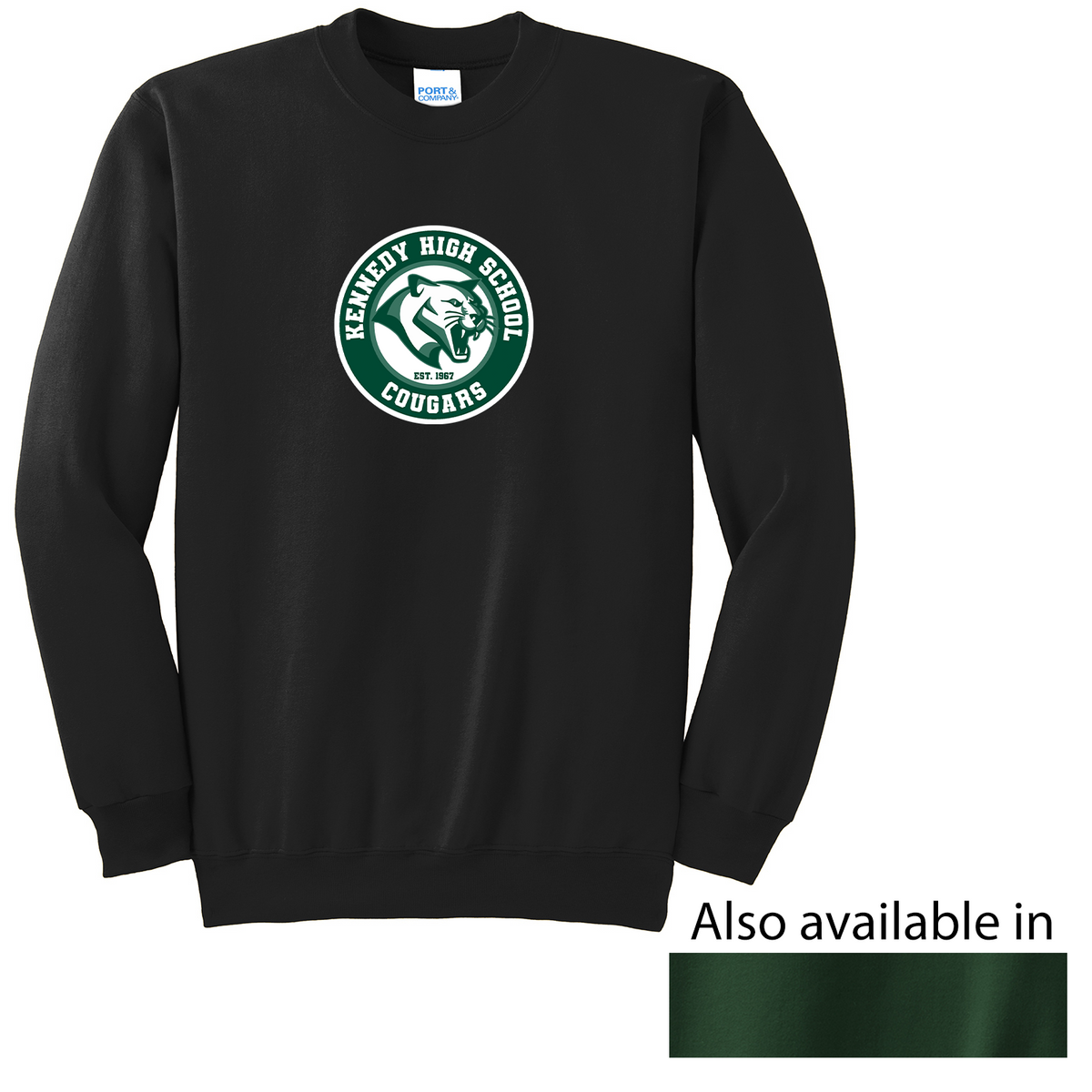 JFK Bellmore Cougars Track and Field Crew Neck Sweater