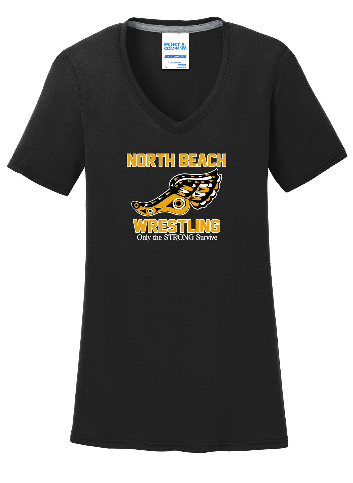 North Beach Wrestling Women's T-Shirt: Quote Logo