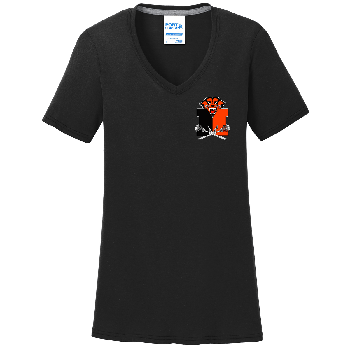 Monroe Lacrosse Women's Black T-Shirt