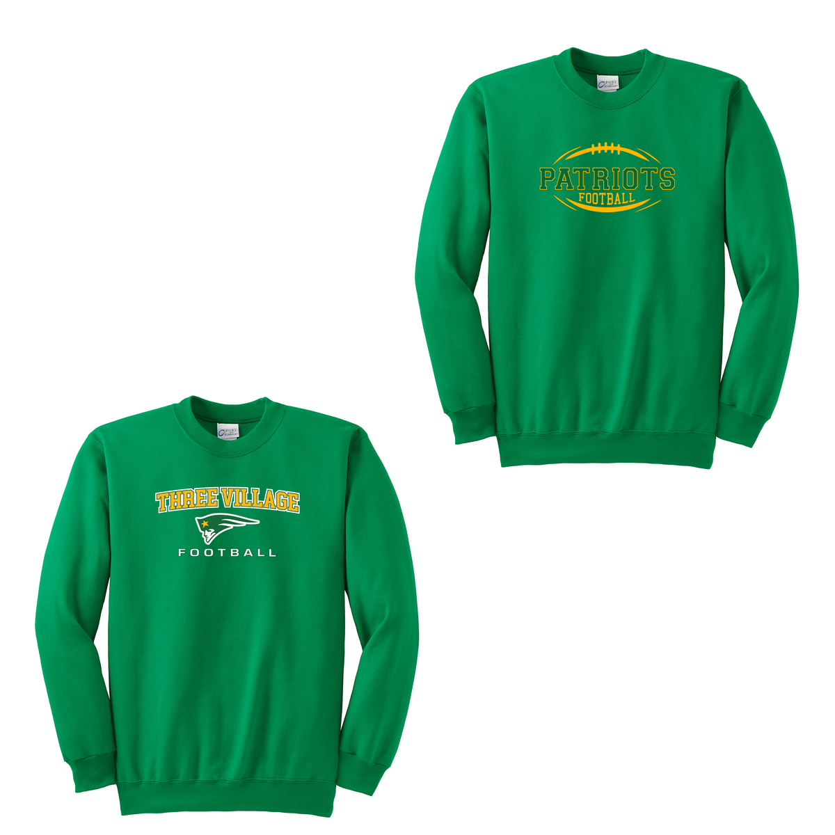 Three Village Football Crew Neck Sweater