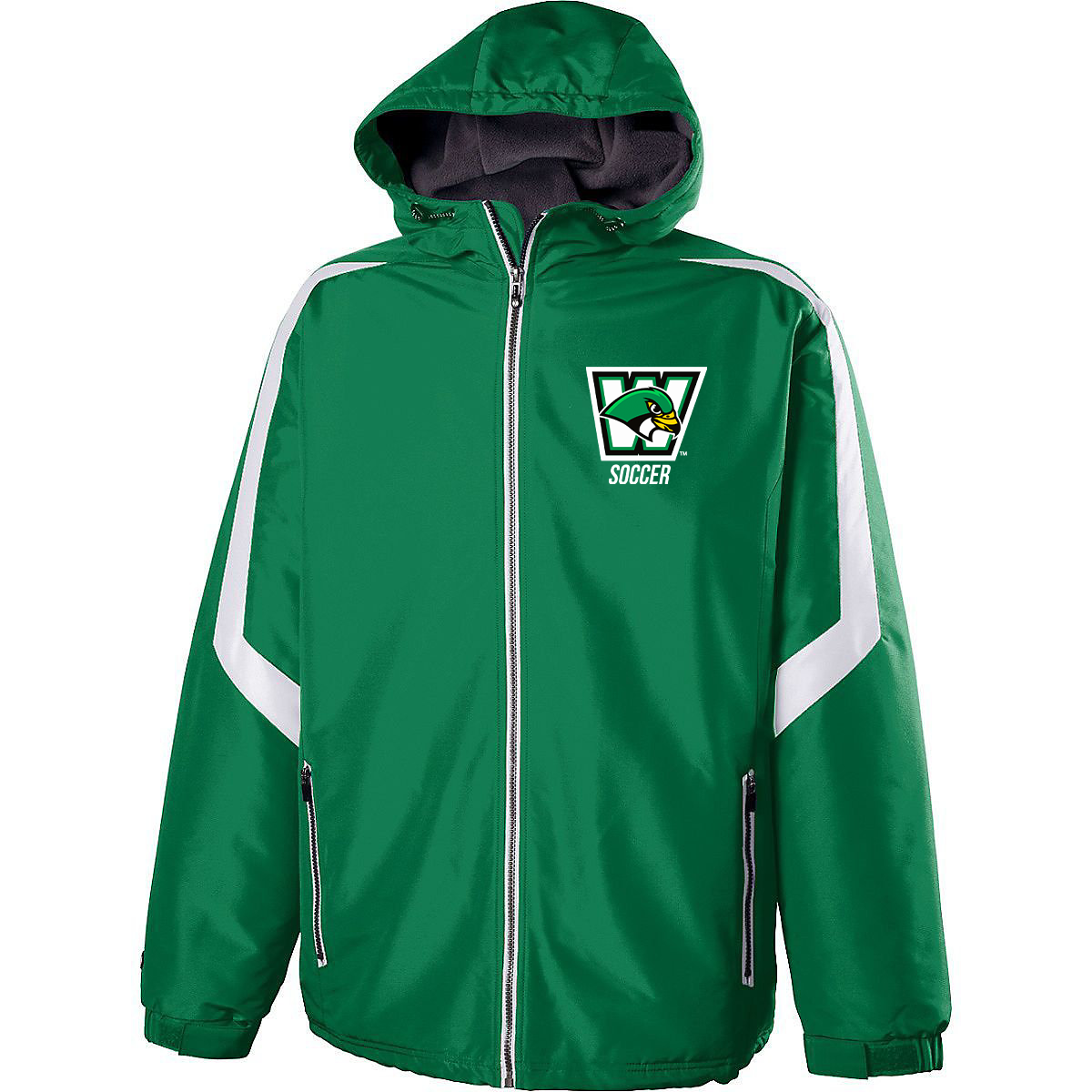 Woodland Falcons High School Soccer Charger Jacket