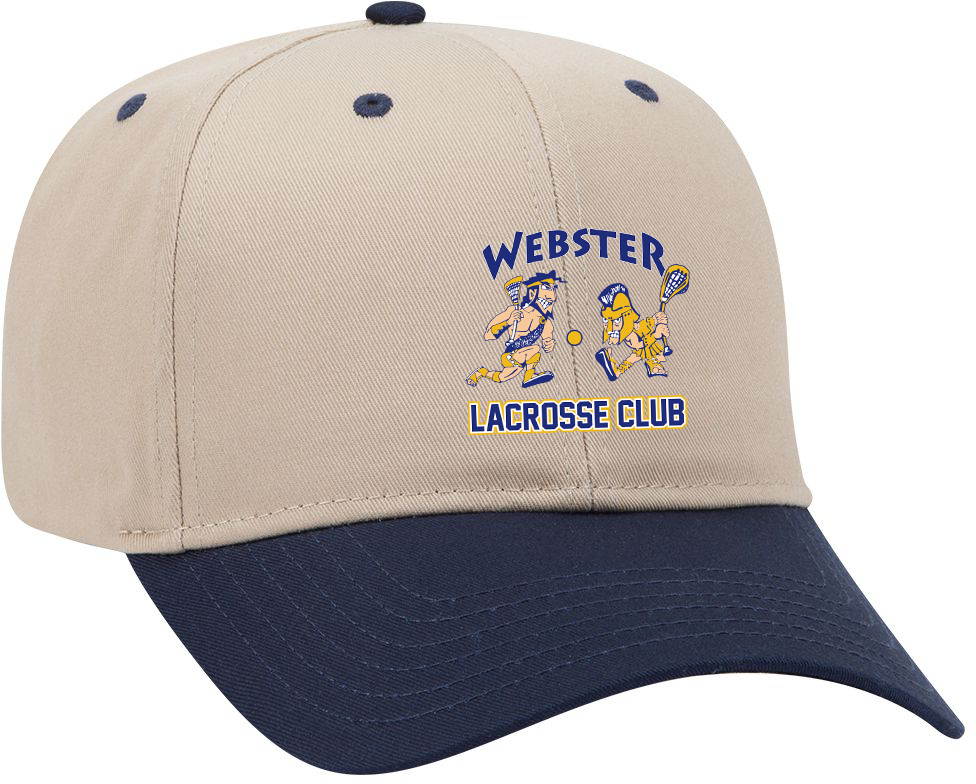 Webster Lacrosse Navy & Khaki Cap