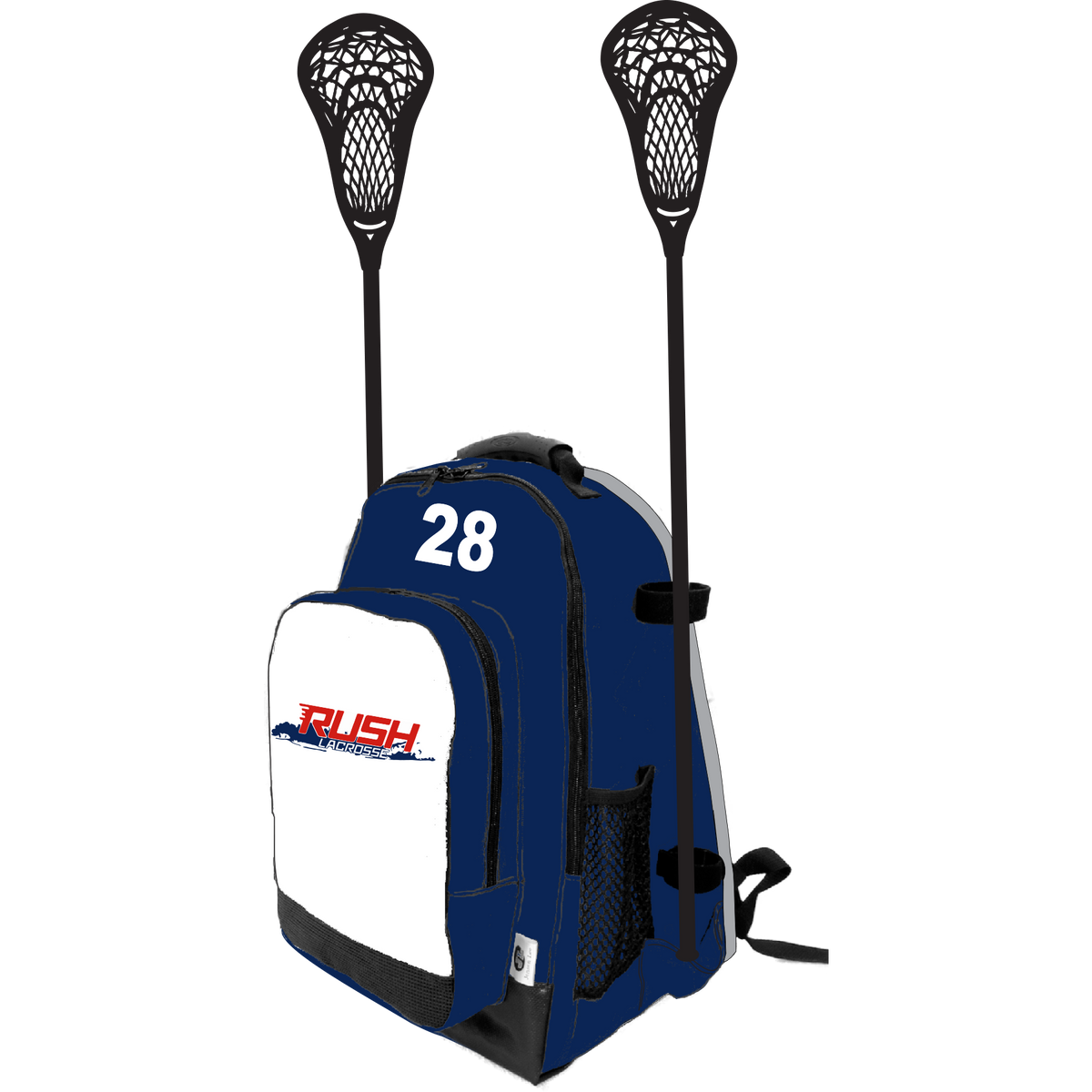 LI Rush Girl's Lacrosse Side Stick Holder Small Backpack