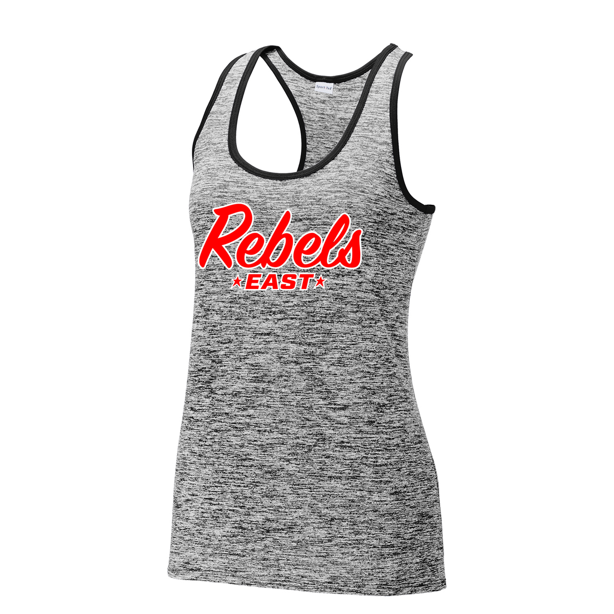 Rebels LC East Lacrosse Heather Racerbank Tank