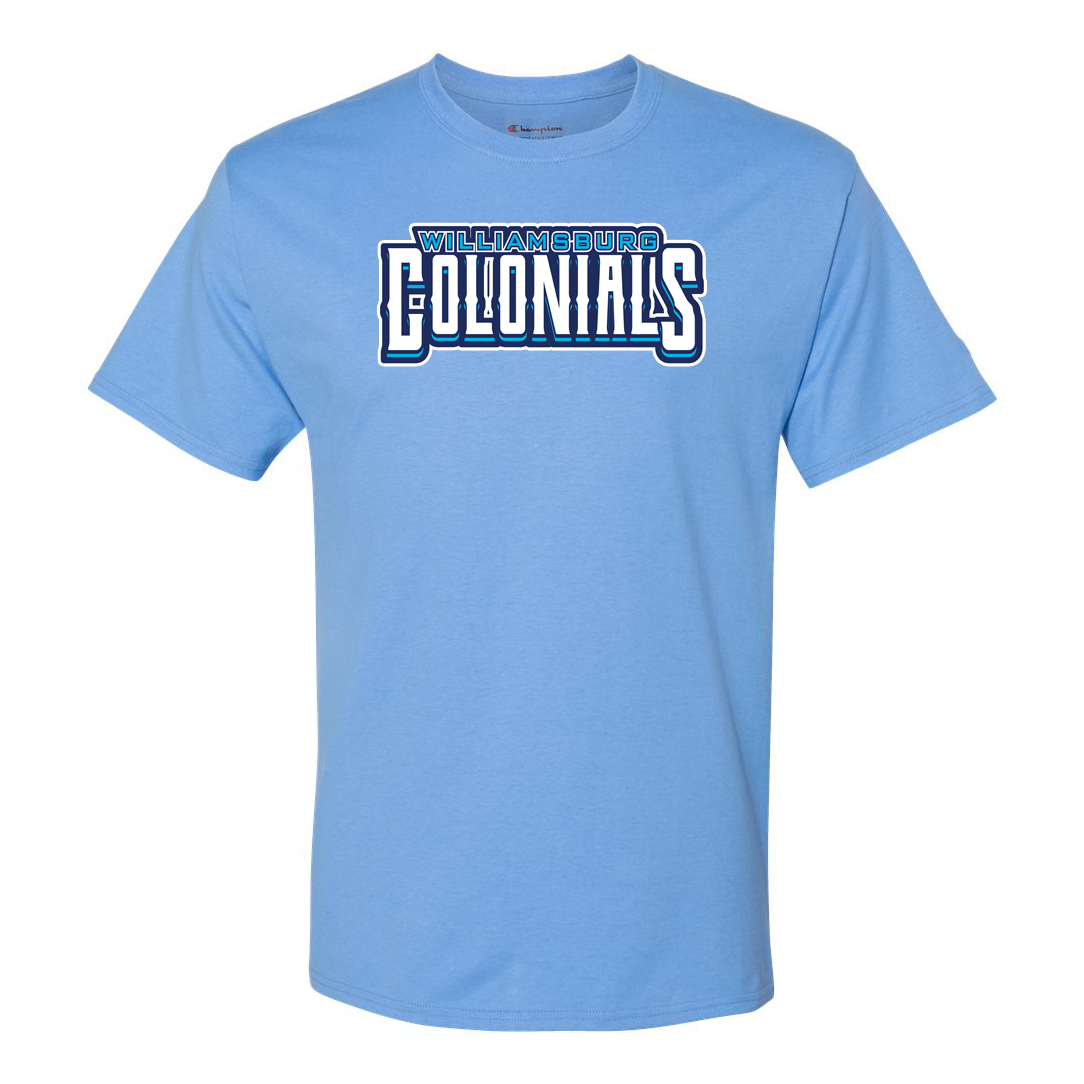 Williamsburg Colonials Football Champion Short Sleeve T-Shirt