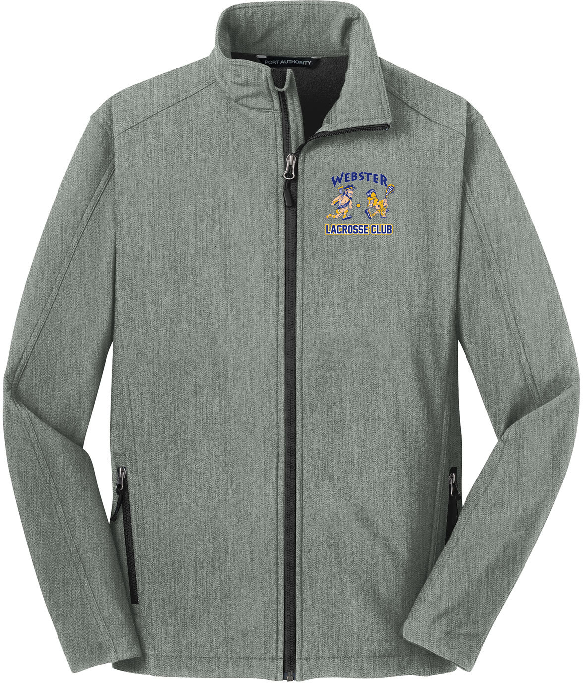 Webster Lacrosse Light Grey Soft Shell Jacket