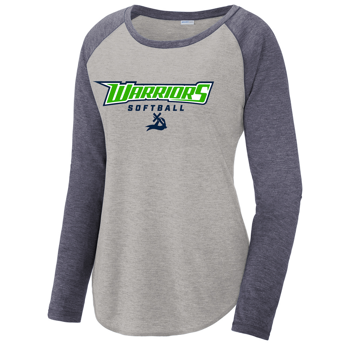 LRCA Warriors Softball Women's Raglan Long Sleeve CottonTouch