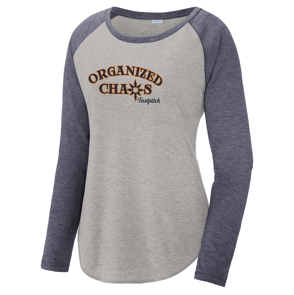 Organized Chaos Softball Women's Raglan Long Sleeve CottonTouch