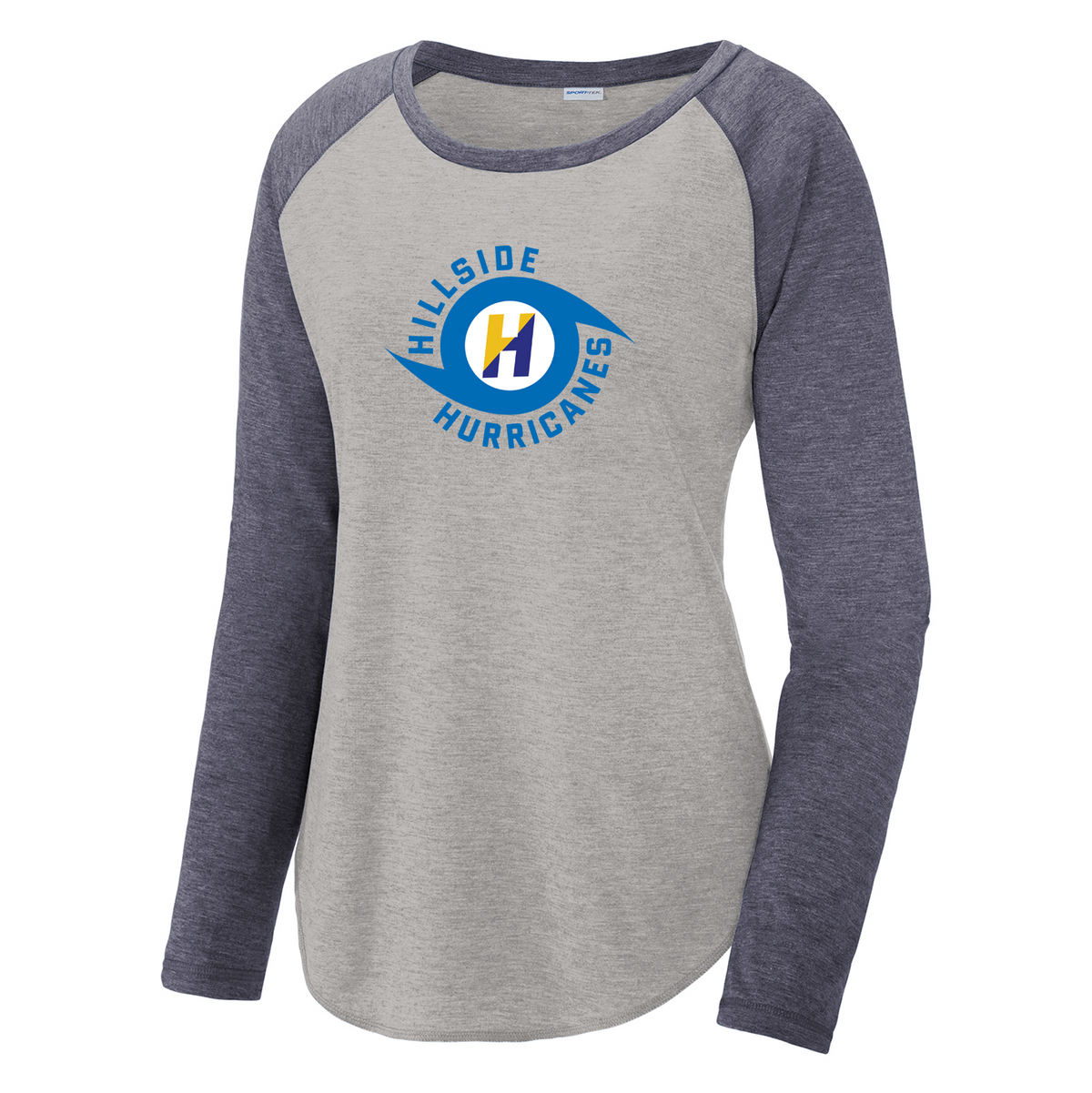 Hillside Swim Club Women's Raglan Long Sleeve CottonTouch