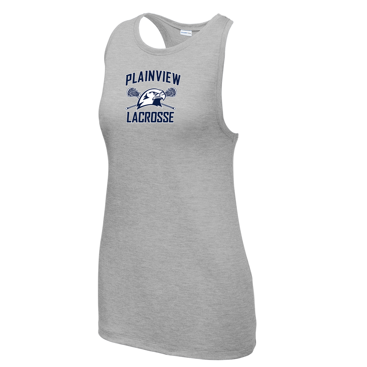 Plainview PAL Lacrosse Women's Tri-Blend Wicking Racerback