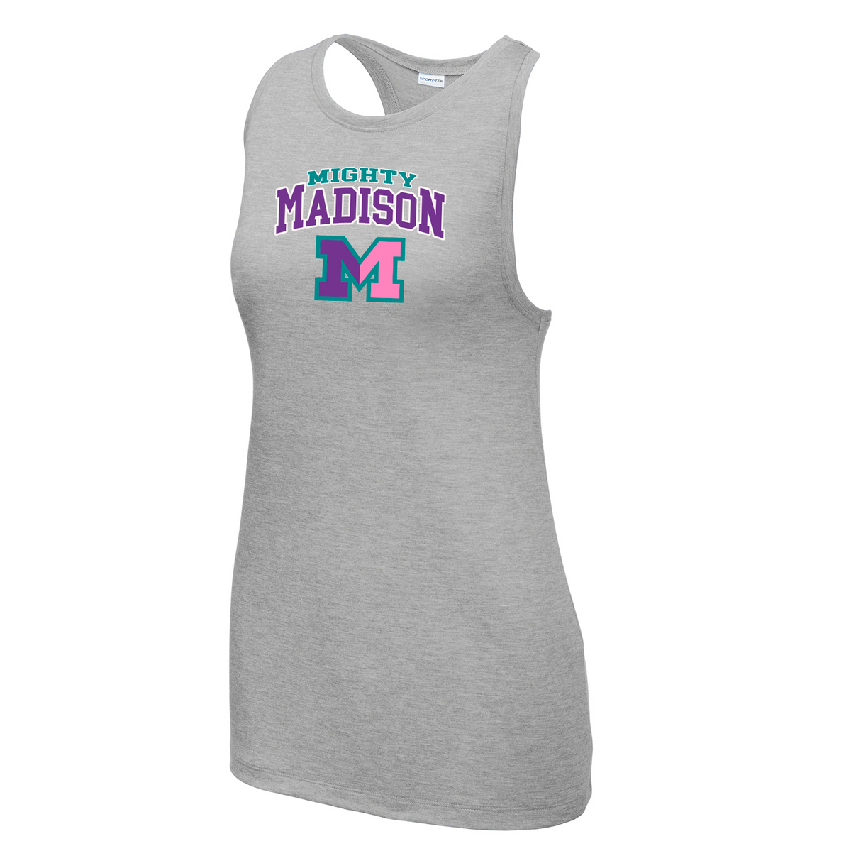 Mighty Madison Women's Tri-Blend Wicking Racerback