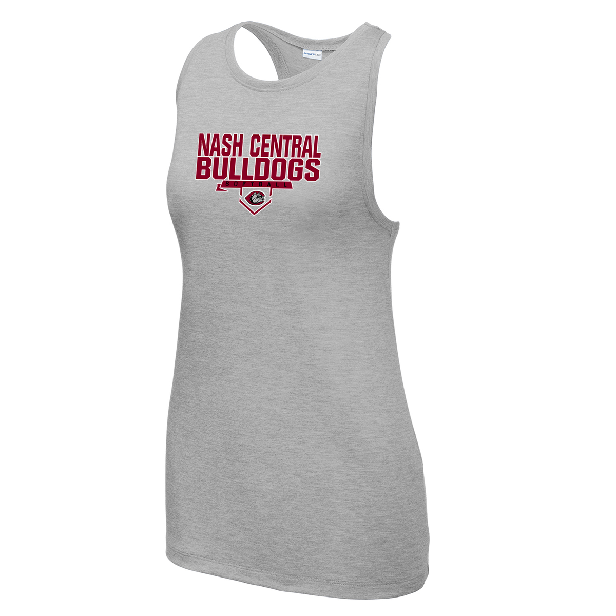 Nash Central HS Softball Women's Tri-Blend Wicking Racerback